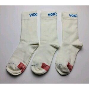 Voxx Life Stasis Neuro Socks Liner Crew White Size M (W 7.5-11, M 6-9)